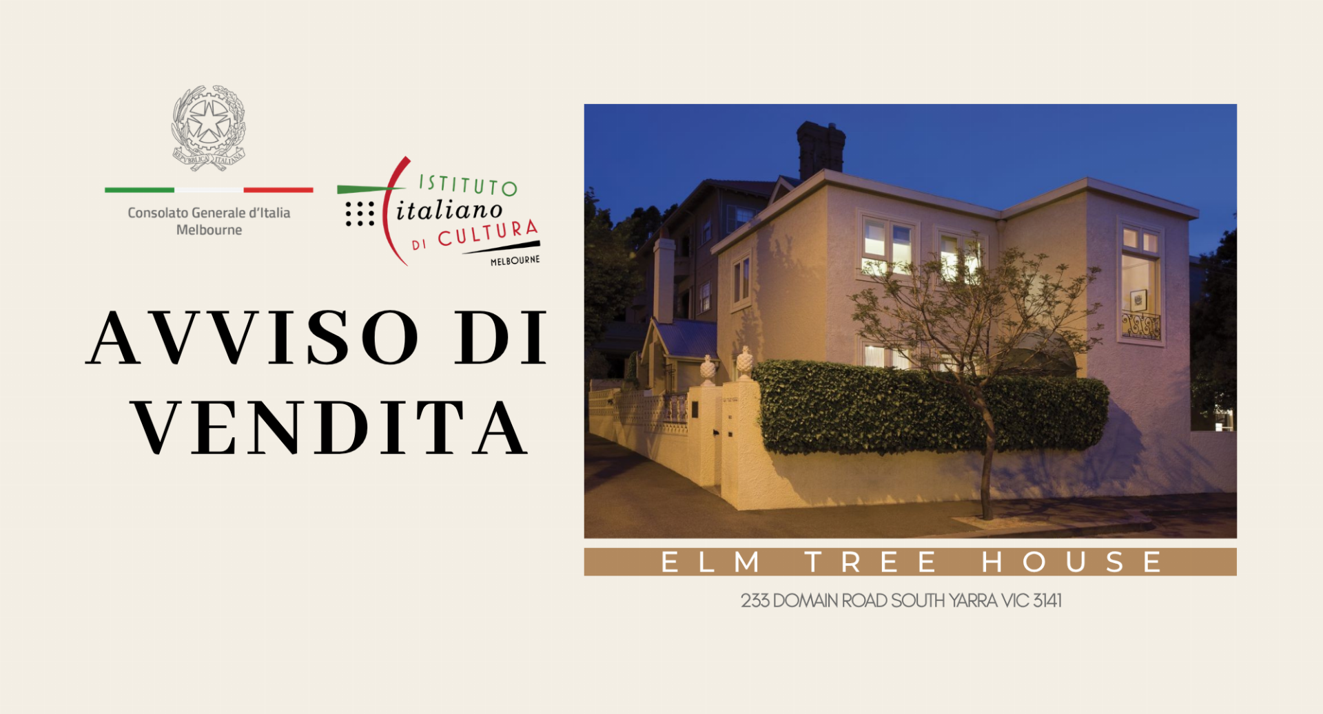 Avviso di Vendita